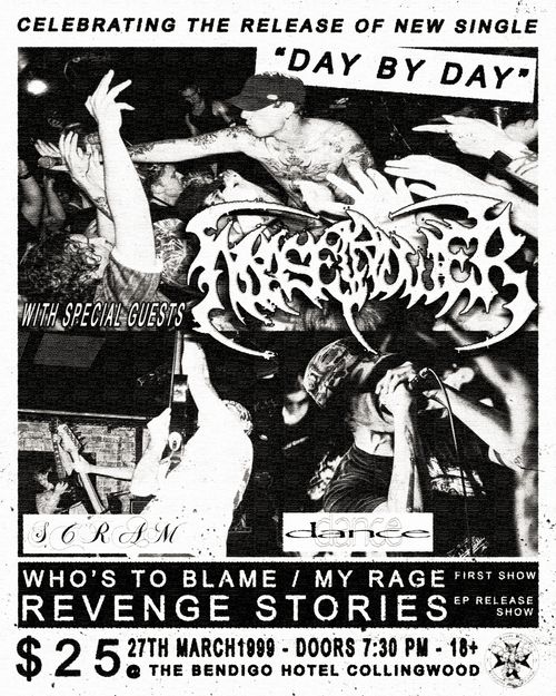 Horsepower, Scram (QLD), Dance (NSW), Who's To Blame, My Rage & Revenge Stories @ The Bendigo