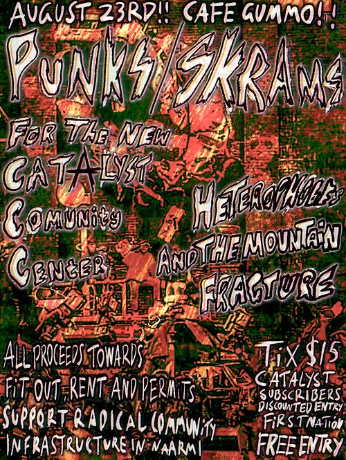 PUNK/SKRAMZ FOR THE CATALYST COMMUNITY CENTER