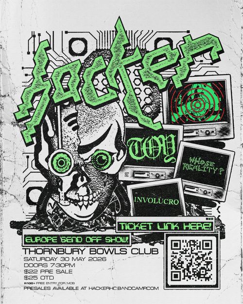 Hacker, TOY, Whose Reality? & Involucro @ Thornbury Bowls