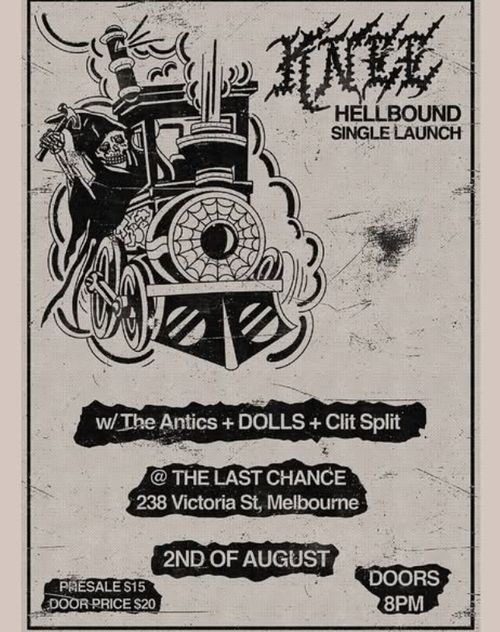 Knee (QLD), The Antics, Dolls & Clit Split @ Last Chance