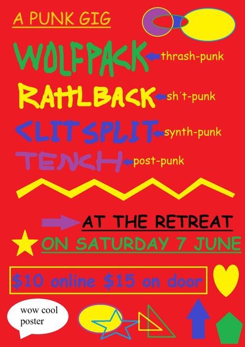 Wolpack + Rattleback + Clitsplit + Tench @retreathotelbrunswick