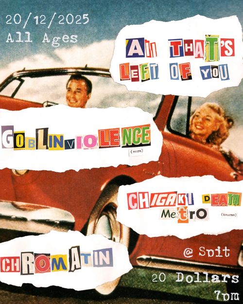 All That's Left Of You, Goblinviolence, Chigaki Death Metro, Chromatin