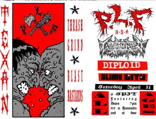 P.L.F (USA), Contaminated, Diploid, Slime City