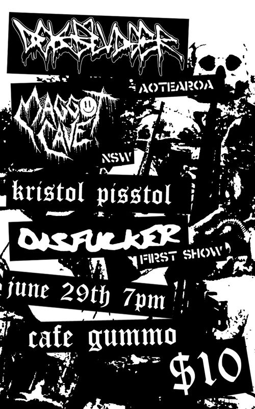 Dolebluger, Maggot Cave, Kristol Pisstol, Disfucker