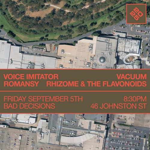Voice Imitator, Vacuum, Romansy & Rhizome @ Bad Decisions
