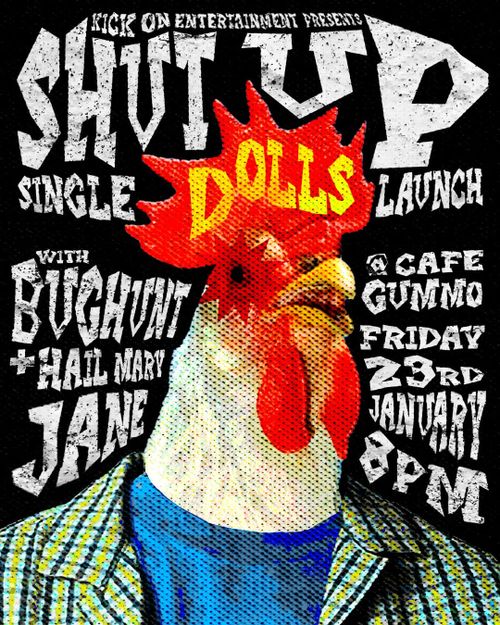 DOLLS Single Launch w/ Bughunt & Hail Mary Jane at Cafe Gummo