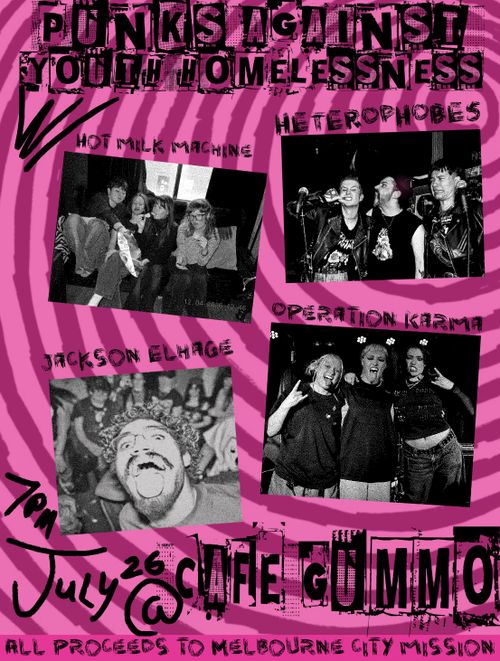 PUNKS AGAINST YOUTH HOMELESSNESS